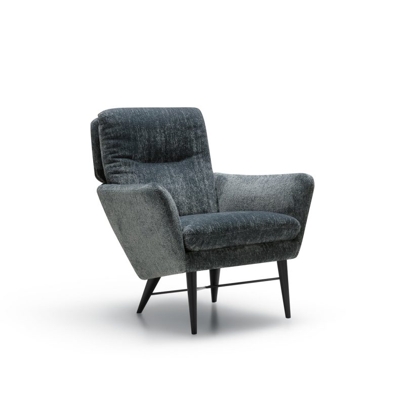 Mastrella Aida Armchair with Wooden Legs