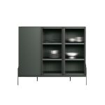Novamobili Belt 135 Sideboard w/ 2 Glass Doors