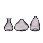 Wikholm Drop Mini Vases Smoke Mix
