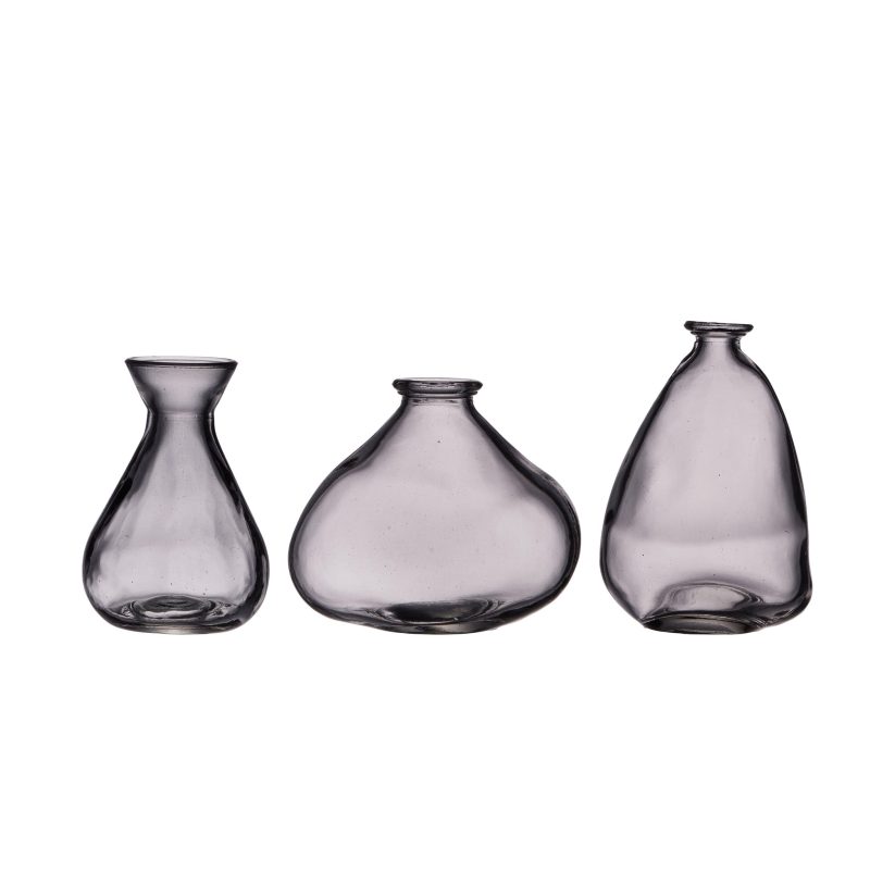 Wikholm Drop Mini Vases Smoke Mix