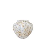 Wikholm Mella Round Vase Beige/White