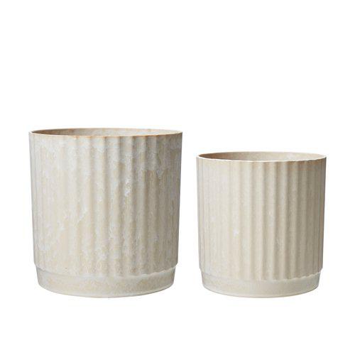 Wikholm Yodit Recycled Plant Pot Sand Set of 2