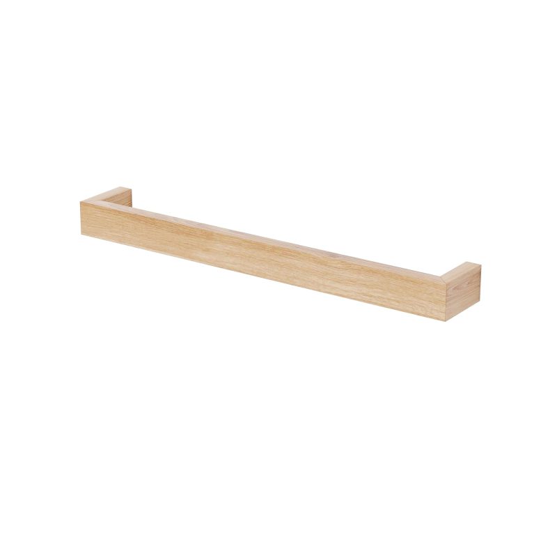 Wireworks Oak Slimline Single Towel Rail